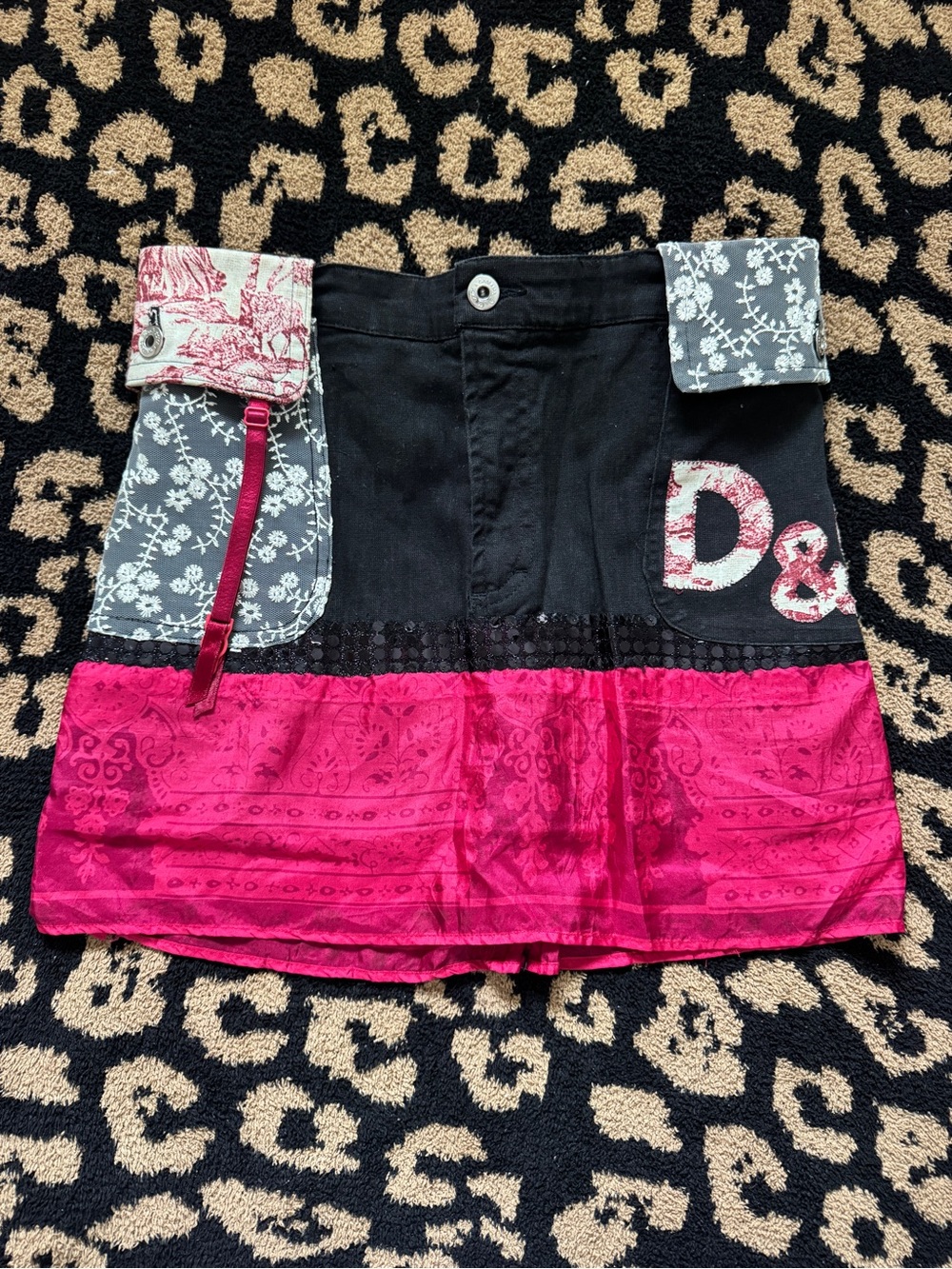 D&G reworked mini skirt